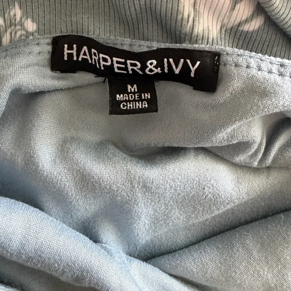 Harper & ivy Blue Floral Maxi Dress - Picture 5 of 7